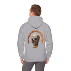 Skull Candle Hoodie, gothic skull sweat-shirt, skull and flame hoodie , skull art, Skeleton Design Hoodie, Death Candle Skull hoodie Sweatshirt ,Edgy Skull Candle Hoodie, design drawn by artist