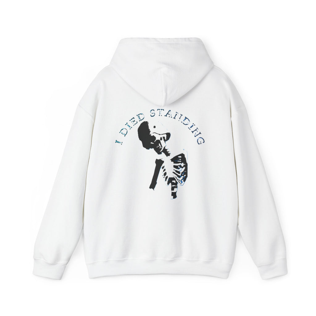 stoic skull Hoodie, gothic skull sweat-shirt, warm pullover, skull art, Skeleton Design Hoodie, Sweatshirt monochrome, Skull and Bones Hoodie, design drawn by artist