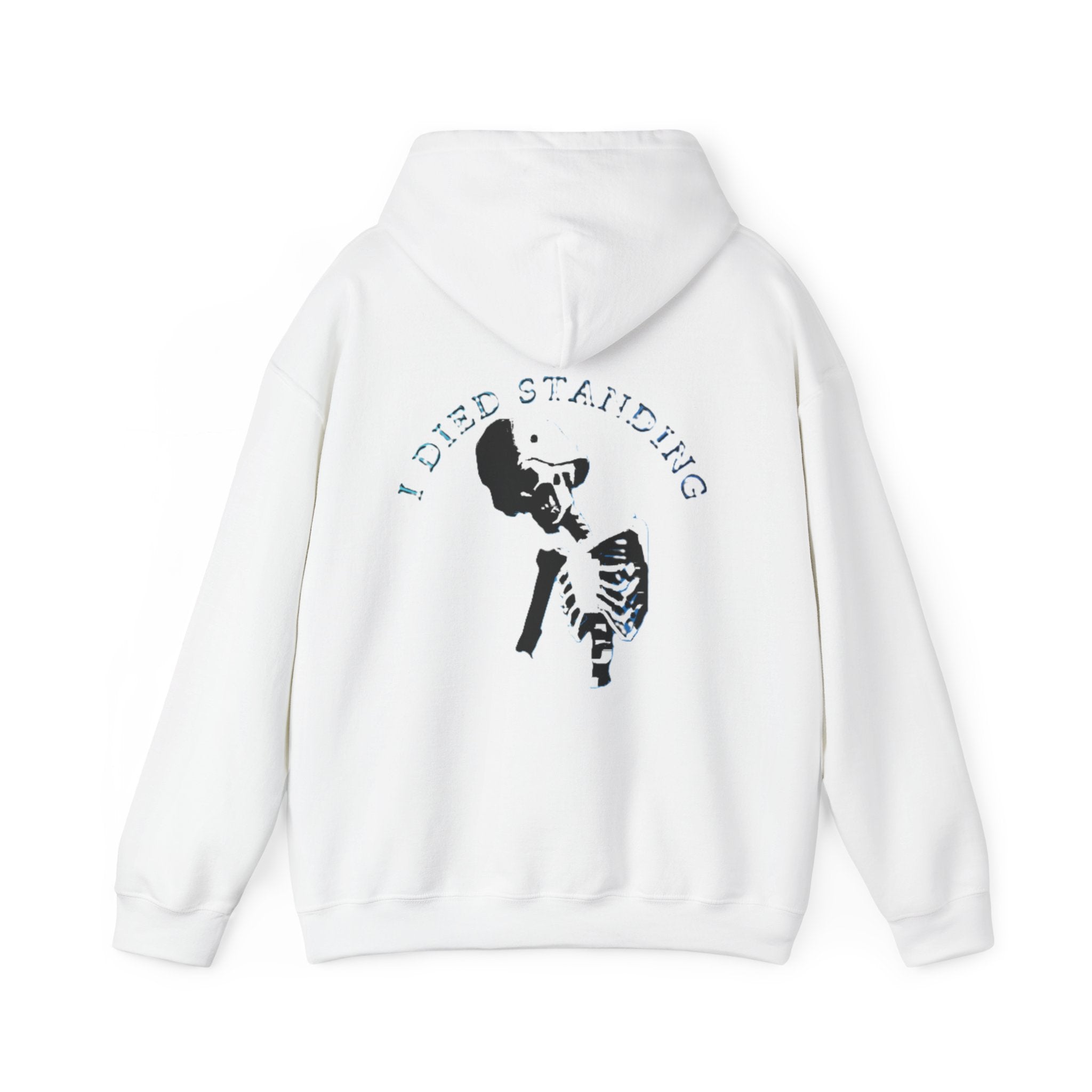 stoic skull Hoodie, gothic skull sweat-shirt, warm pullover, skull art, Skeleton Design Hoodie, Sweatshirt monochrome, Skull and Bones Hoodie, design drawn by artist