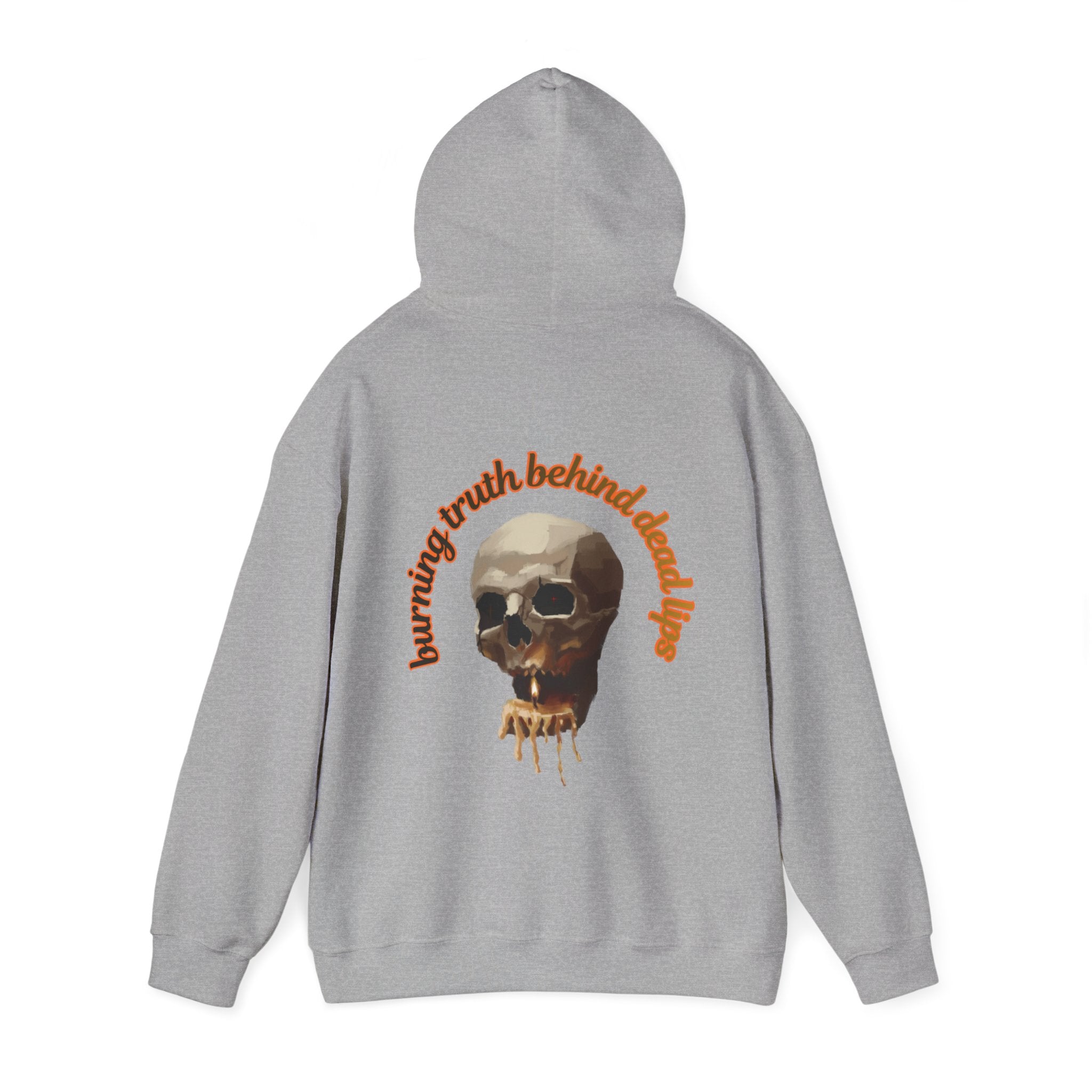 Skull Candle Hoodie, gothic skull sweat-shirt, skull and flame hoodie , skull art, Skeleton Design Hoodie, Death Candle Skull hoodie Sweatshirt ,Edgy Skull Candle Hoodie, design drawn by artist