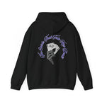 Fate cards hoodie ,Death card Hoodie, gothic skull sweat-shirt, warm pullover, bones art, Death deck Hoodie, design drawn by artist