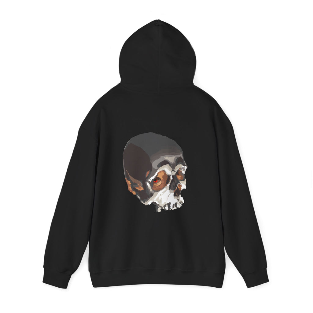 Peeping skull art Hoodie, gothic skull sweat-shirt,  skull pullover, skull art, Skull Drip Hoodie, design drawn by artist