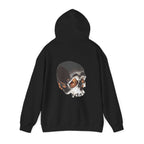 Peeping skull art Hoodie, gothic skull sweat-shirt,  skull pullover, skull art, Skull Drip Hoodie, design drawn by artist