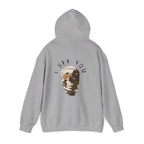I see you skull Hoodie, gothic hoodie, warm pullover, dark skull art, Sweatshirt colored, scary design