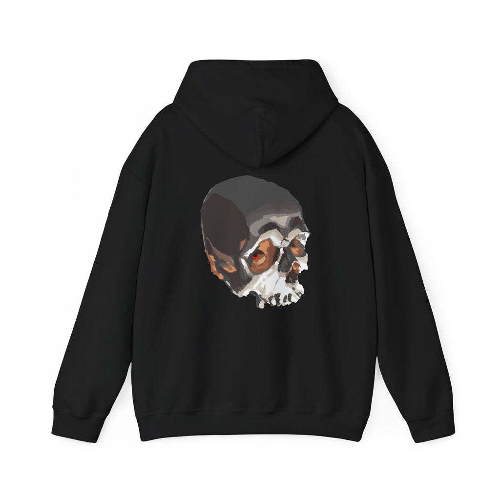Peeping skull art Hoodie, gothic skull sweat-shirt,  skull pullover, skull art, Skull Drip Hoodie, design drawn by artist