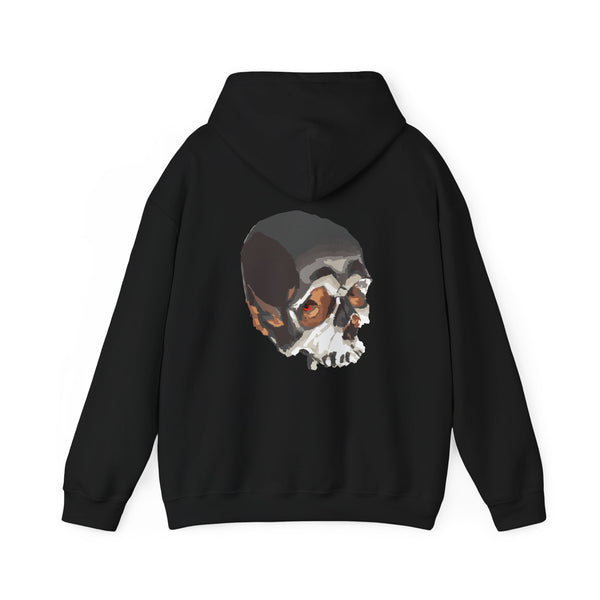 Peeping skull art Hoodie, gothic skull sweat-shirt,  skull pullover, skull art, Skull Drip Hoodie, design drawn by artist