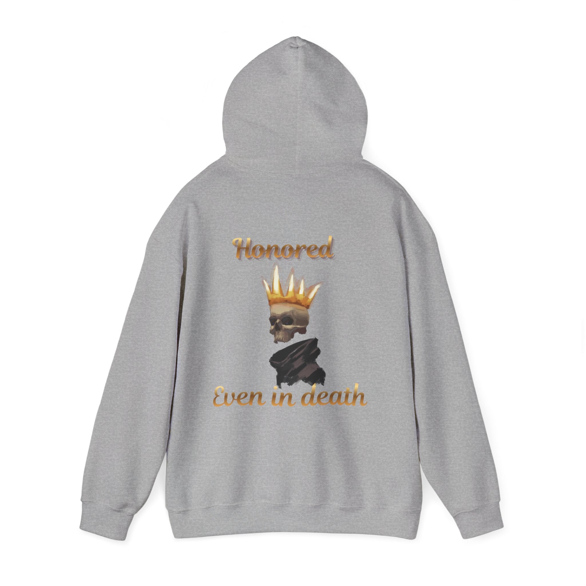 Honored skull art Hoodie, gothic skull sweat-shirt, reality skull pullover, skull art, Skull Drip Hoodie, design drawn by artist