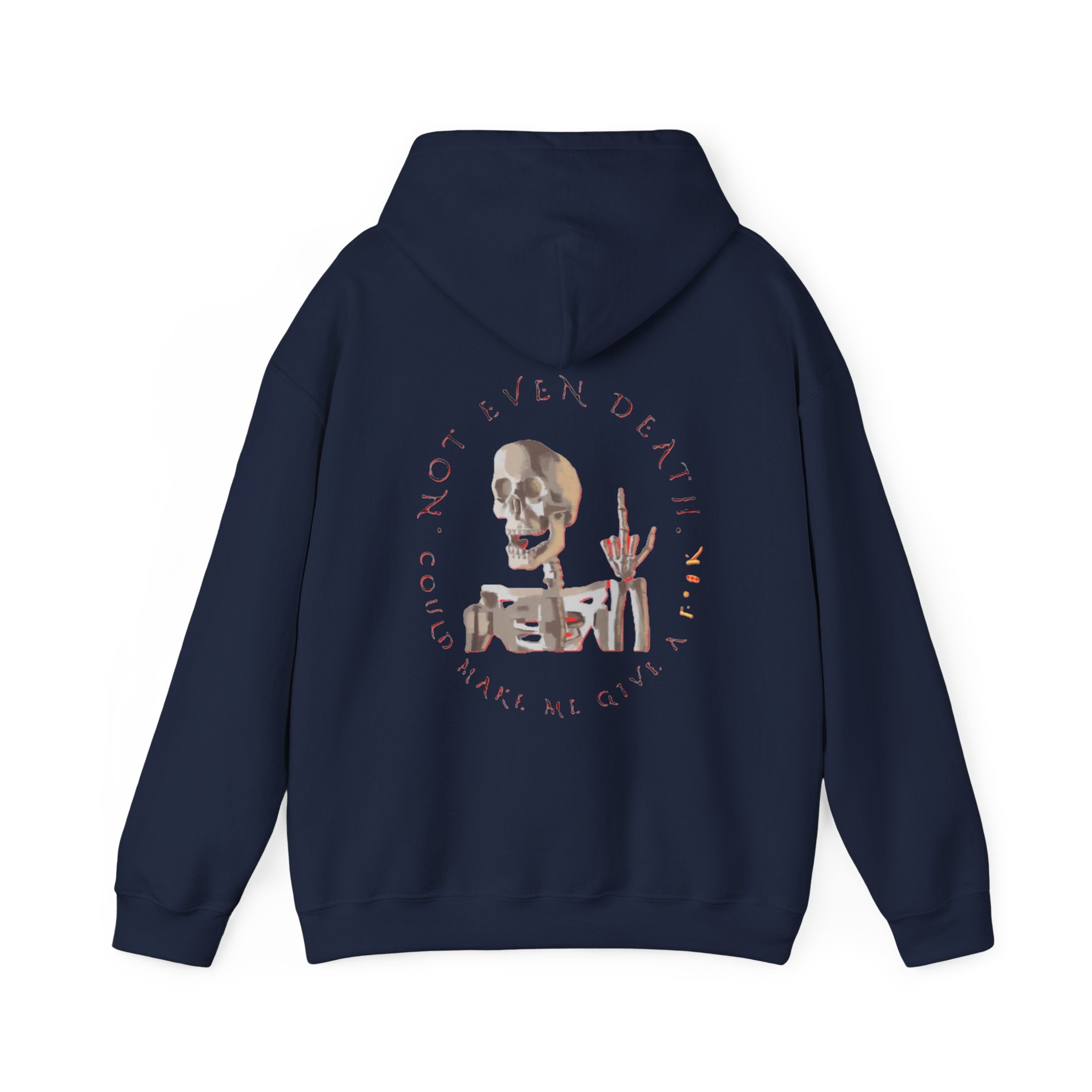 Skull Hoodie, nonchalant quotes, gothic skull sweat-shirt, warm pullover, skull art, Sweatshirt color, Edgy Skull Sweatshirt , design drawn by artist