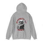 Opps skull Hoodie, gothic skull sweat-shirt, warm pullover, question skull art, Skeleton Design Hoodie, Sweatshirt monochrome, Skull and Bones Hoodie, design drawn by artist