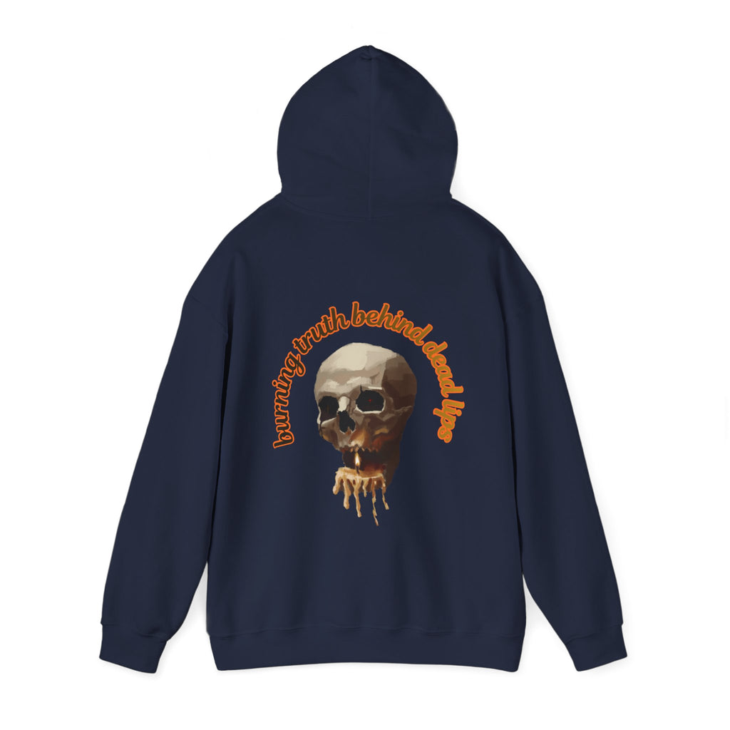 Skull Candle Hoodie, gothic skull sweat-shirt, skull and flame hoodie , skull art, Skeleton Design Hoodie, Death Candle Skull hoodie Sweatshirt ,Edgy Skull Candle Hoodie, design drawn by artist