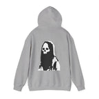 Faded skull art Hoodie, Casual Skull hoodie, Street Fit Skull hoodie, gothic skull sweat-shirt, warm pullover, skull art, Skull and Bones Hoodie, design drawn by artist