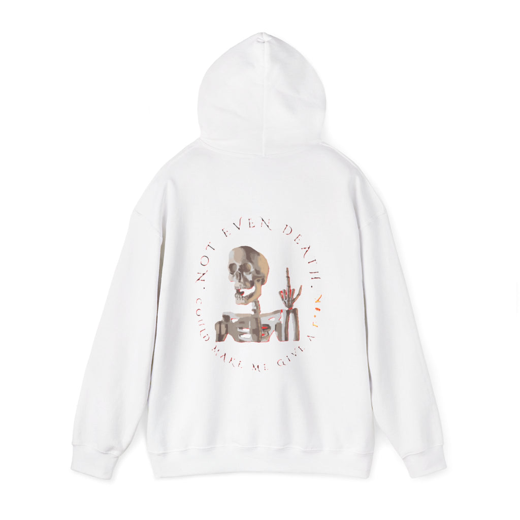 Skull Hoodie, nonchalant quotes, gothic skull sweat-shirt, warm pullover, skull art, Sweatshirt color, Edgy Skull Sweatshirt , design drawn by artist