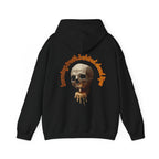 Skull Candle Hoodie, gothic skull sweat-shirt, skull and flame hoodie , skull art, Skeleton Design Hoodie, Death Candle Skull hoodie Sweatshirt ,Edgy Skull Candle Hoodie, design drawn by artist