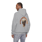 Skull Candle Hoodie, gothic skull sweat-shirt, skull and flame hoodie , skull art, Skeleton Design Hoodie, Death Candle Skull hoodie Sweatshirt ,Edgy Skull Candle Hoodie, design drawn by artist