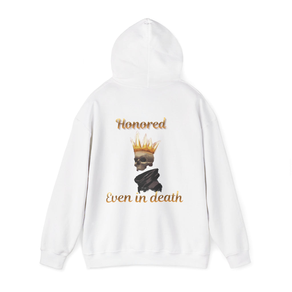 Honored skull art Hoodie, gothic skull sweat-shirt, reality skull pullover, skull art, Skull Drip Hoodie, design drawn by artist