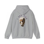 I see you skull Hoodie, gothic hoodie, warm pullover, dark skull art, Sweatshirt colored, scary design