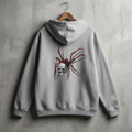 Spider skull art Hoodie, gothic skull sweat-shirt,  skull pullover, skull art, Skull Drip Hoodie, design drawn by artist