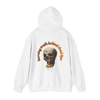 Skull Candle Hoodie, gothic skull sweat-shirt, skull and flame hoodie , skull art, Skeleton Design Hoodie, Death Candle Skull hoodie Sweatshirt ,Edgy Skull Candle Hoodie, design drawn by artist