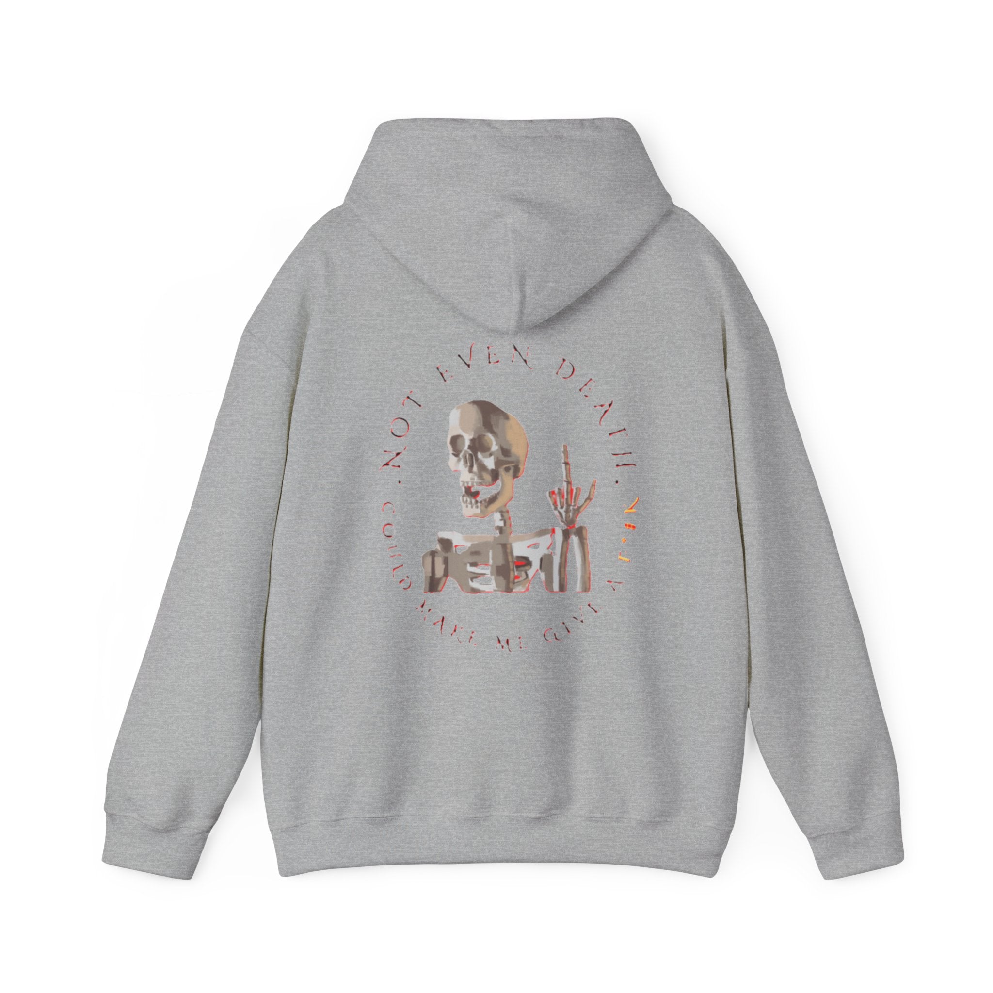 Skull Hoodie, nonchalant quotes, gothic skull sweat-shirt, warm pullover, skull art, Sweatshirt color, Edgy Skull Sweatshirt , design drawn by artist