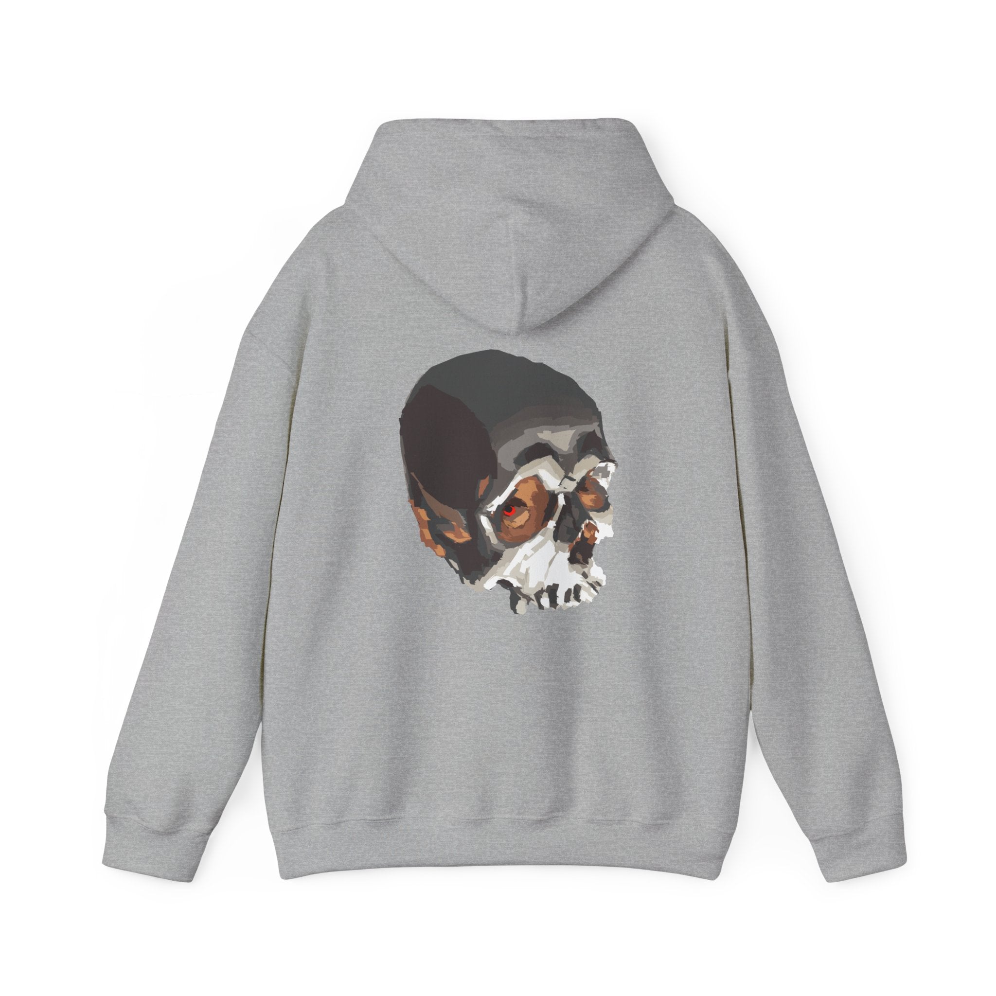 Peeping skull art Hoodie, gothic skull sweat-shirt,  skull pullover, skull art, Skull Drip Hoodie, design drawn by artist