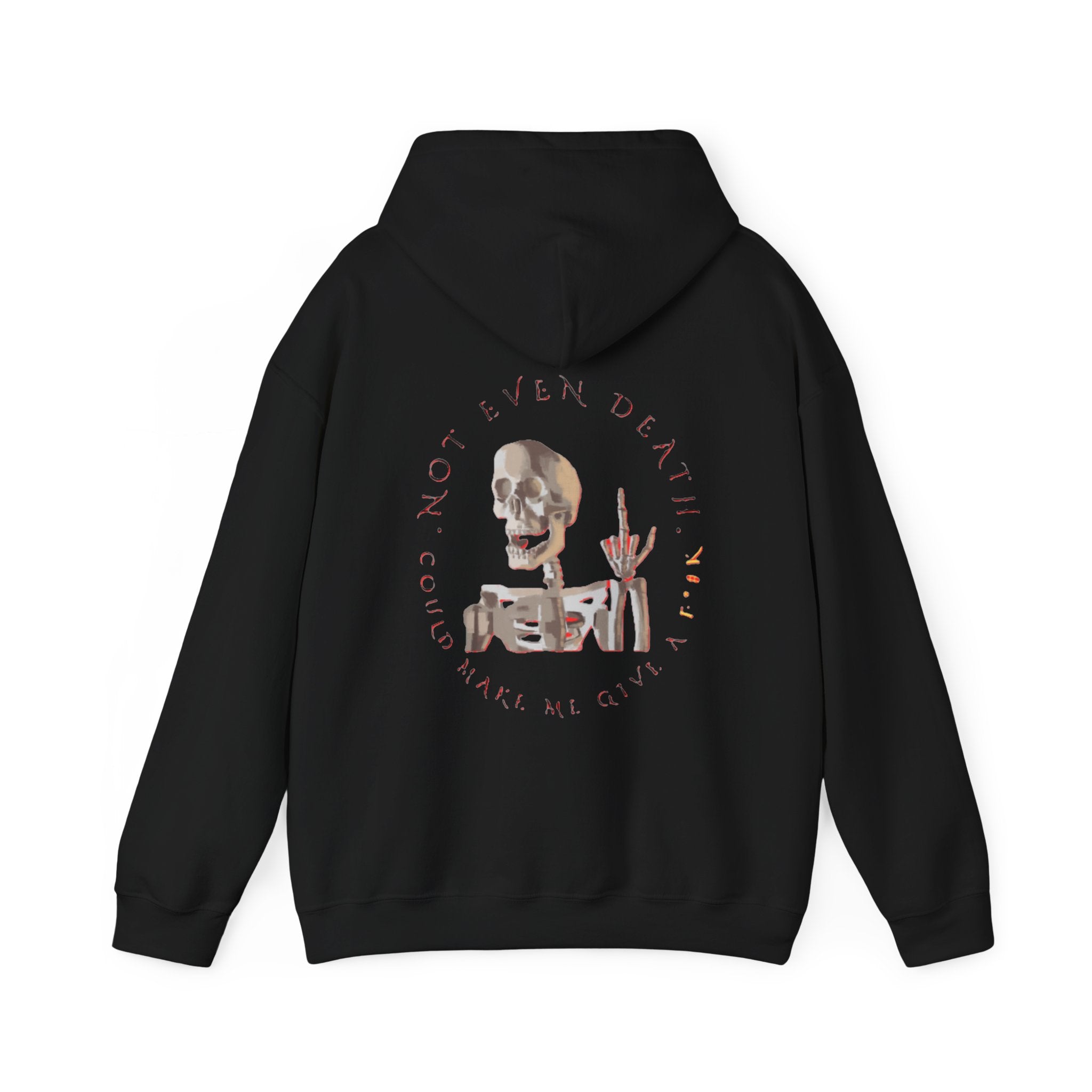 Skull Hoodie, nonchalant quotes, gothic skull sweat-shirt, warm pullover, skull art, Sweatshirt color, Edgy Skull Sweatshirt , design drawn by artist