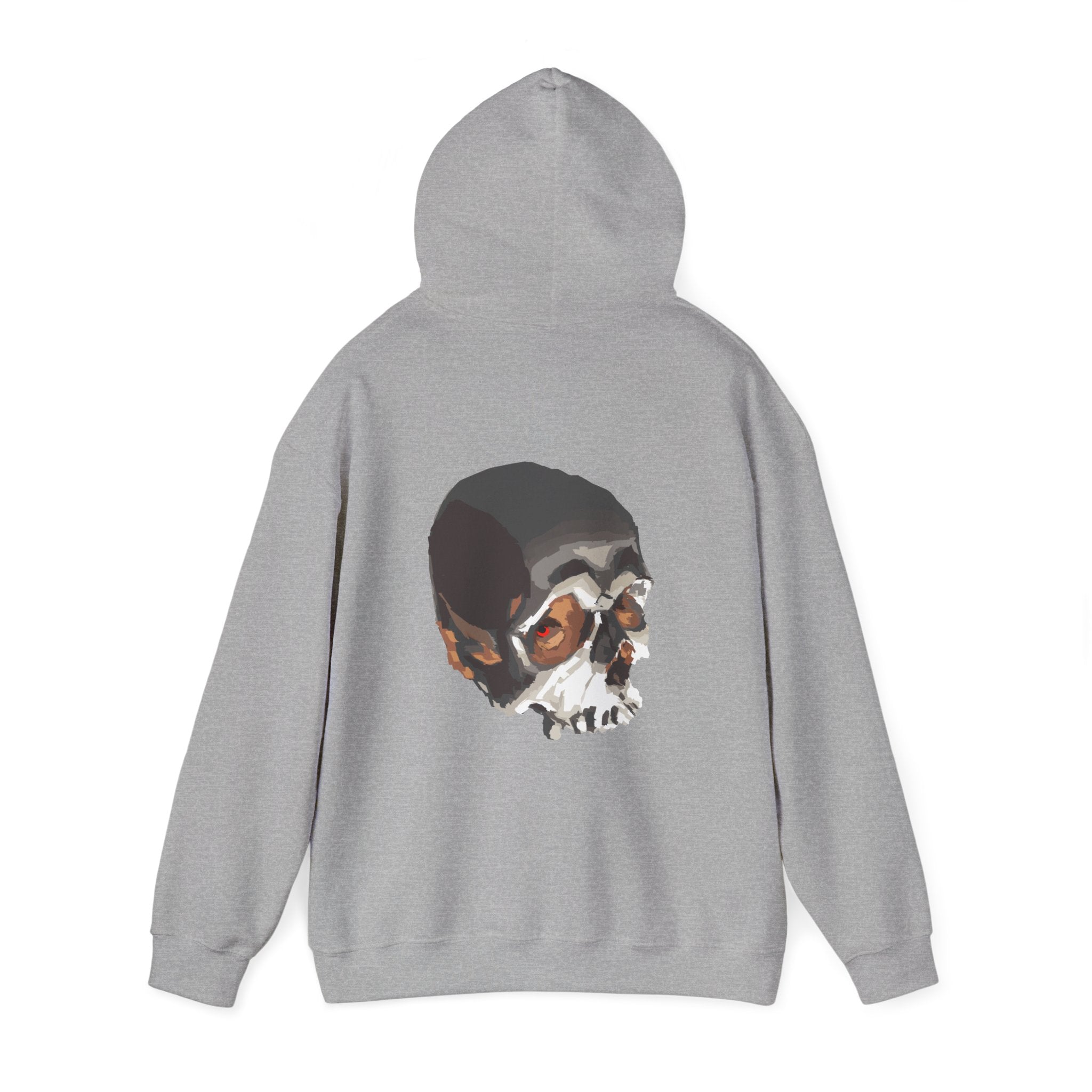 Peeping skull art Hoodie, gothic skull sweat-shirt,  skull pullover, skull art, Skull Drip Hoodie, design drawn by artist