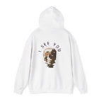 I see you skull Hoodie, gothic hoodie, warm pullover, dark skull art, Sweatshirt colored, scary design