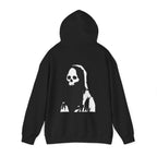 Faded skull art Hoodie, Casual Skull hoodie, Street Fit Skull hoodie, gothic skull sweat-shirt, warm pullover, skull art, Skull and Bones Hoodie, design drawn by artist