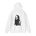 Faded skull art Hoodie, Casual Skull hoodie, Street Fit Skull hoodie, gothic skull sweat-shirt, warm pullover, skull art, Skull and Bones Hoodie, design drawn by artist