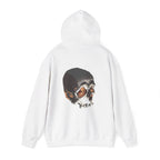 Peeping skull art Hoodie, gothic skull sweat-shirt,  skull pullover, skull art, Skull Drip Hoodie, design drawn by artist