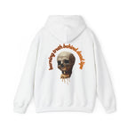 Skull Candle Hoodie, gothic skull sweat-shirt, skull and flame hoodie , skull art, Skeleton Design Hoodie, Death Candle Skull hoodie Sweatshirt ,Edgy Skull Candle Hoodie, design drawn by artist